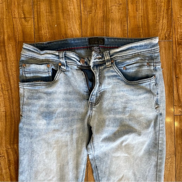 STEVES JEANS Men’s Blue Acid Wash Slim Jeans Denim Size 30x32 - Picture 2 of 13